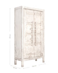 Bulu Tall Cabinet | White Uniqwa Collections