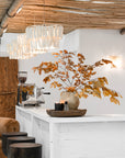 Amma Chandelier | Sculptural Composite | Light Roast Last Chance Collection