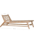 Cape Town Sun Lounger | Natural Uniqwa Collections
