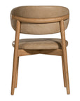 Capri Dining Chair | Buffalo Leather | Enoki Brown Uniqwa Collections