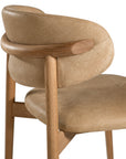 Capri Dining Chair | Buffalo Leather | Savannah Nut Uniqwa Collections