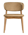 Capri Dining Chair | Buffalo Leather | Savannah Nut Uniqwa Collections