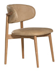 Capri Dining Chair | Buffalo Leather | Savannah Nut Uniqwa Collections