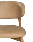 Capri Dining Chair | Buffalo Leather | Savannah Nut Uniqwa Collections