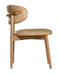 Capri Dining Chair | Buffalo Leather | Savannah Nut Uniqwa Collections