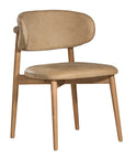 Capri Dining Chair | Buffalo Leather | Savannah Nut Uniqwa Collections