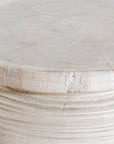 Chisisi Stool | Whitewash Uniqwa Collections