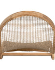 Corfu Curved Sun Lounger | Natural Uniqwa Collections