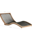 Corfu Sun Lounger | Charcoal Uniqwa Collections
