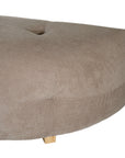 Crosby Ottoman | Crème Corduroy Uniqwa Collections