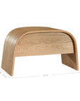 Elula Bedside | European White Oak Uniqwa Collections