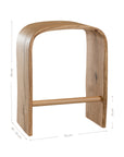 Elula Counter Stool | European White Oak Uniqwa Collections