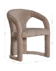 Fikile Dining Chair | Desert Haze Uniqwa Collections