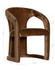 Fikile Dining Chair | Bronze Uniqwa Collections