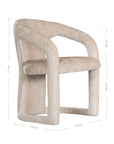 Fikile Dining Chair | Sand Mirage Uniqwa Collections