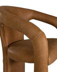 Fikile Barchair | Leather | Cera Brown Uniqwa Collections