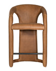 Fikile Barchair | Leather | Cera Brown Uniqwa Collections