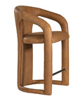 Fikile Barchair | Leather | Cera Brown Uniqwa Collections