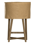 Guatemala Barchair | Aniline Leather | Cashew Uniqwa Collections