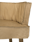 Guatemala Barchair | Aniline Leather | Cashew Uniqwa Collections