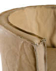 Guatemala Barchair | Aniline Leather | Cashew Uniqwa Collections