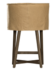 Guatemala Barchair | Aniline Leather | Cashew Uniqwa Collections