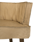 Guatemala Barchair | Aniline Leather | Cashew Uniqwa Collections