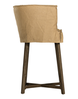 Guatemala Barchair | Aniline Leather | Cashew Uniqwa Collections