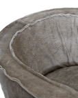 Guatemala Barchair | Buffalo Leather | Earthy Grey Uniqwa Collections