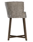 Guatemala Barchair | Buffalo Leather | Earthy Grey Uniqwa Collections
