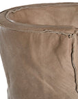 Guatemala Barchair | Aniline Leather | Enoki Brown Uniqwa Collections