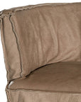 Guatemala Barchair | Aniline Leather | Enoki Brown Uniqwa Collections