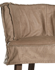 Guatemala Barchair | Aniline Leather | Enoki Brown Uniqwa Collections