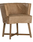 Guatemala Dining Chair | Buffalo Leather | Savannah Nut Uniqwa Collections