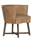 Guatemala Dining Chair | Buffalo Leather | Savannah Nut Uniqwa Collections