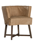 Guatemala Dining Chair | Buffalo Leather | Savannah Nut Uniqwa Collections