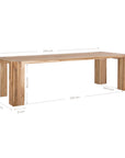 Hamali Block Dining Table Uniqwa Collections