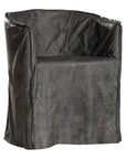 Hamilton Dining Chair | Buffalo Leather | African Slate Uniqwa Collections