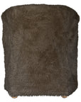 Hamilton Dining Chair | Fur Luxe | Chocolate Uniqwa Collections