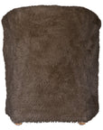Hamilton Dining Chair | Fur Luxe | Chocolate Uniqwa Collections