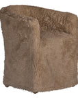 Hamilton Dining Chair | Fur Luxe | Toffee Uniqwa Collections