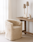 Kira Table Lamp | Sculptural Composite| Light Roast Uniqwa Collections