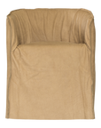 Hamilton Dining Chair | Aniline Leather | Cashew Uniqwa Collections