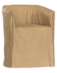 Hamilton Dining Chair | Aniline Leather | Cashew Uniqwa Collections