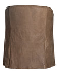 Hamilton Dining Chair | Buffalo Leather | Mushroom Brown Uniqwa Collections