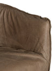 Hamilton Dining Chair | Buffalo Leather | Mushroom Brown Uniqwa Collections