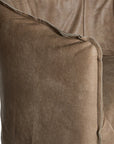 Hamilton Dining Chair | Buffalo Leather | Mushroom Brown Uniqwa Collections