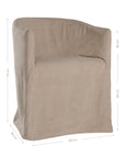 Hamilton Dining Chair | Oatmeal Uniqwa Collections