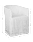 Hamilton Dining Chair | White Uniqwa Collections