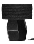 Harare Table Lamp | Lyric Shade Black Black Uniqwa Collections